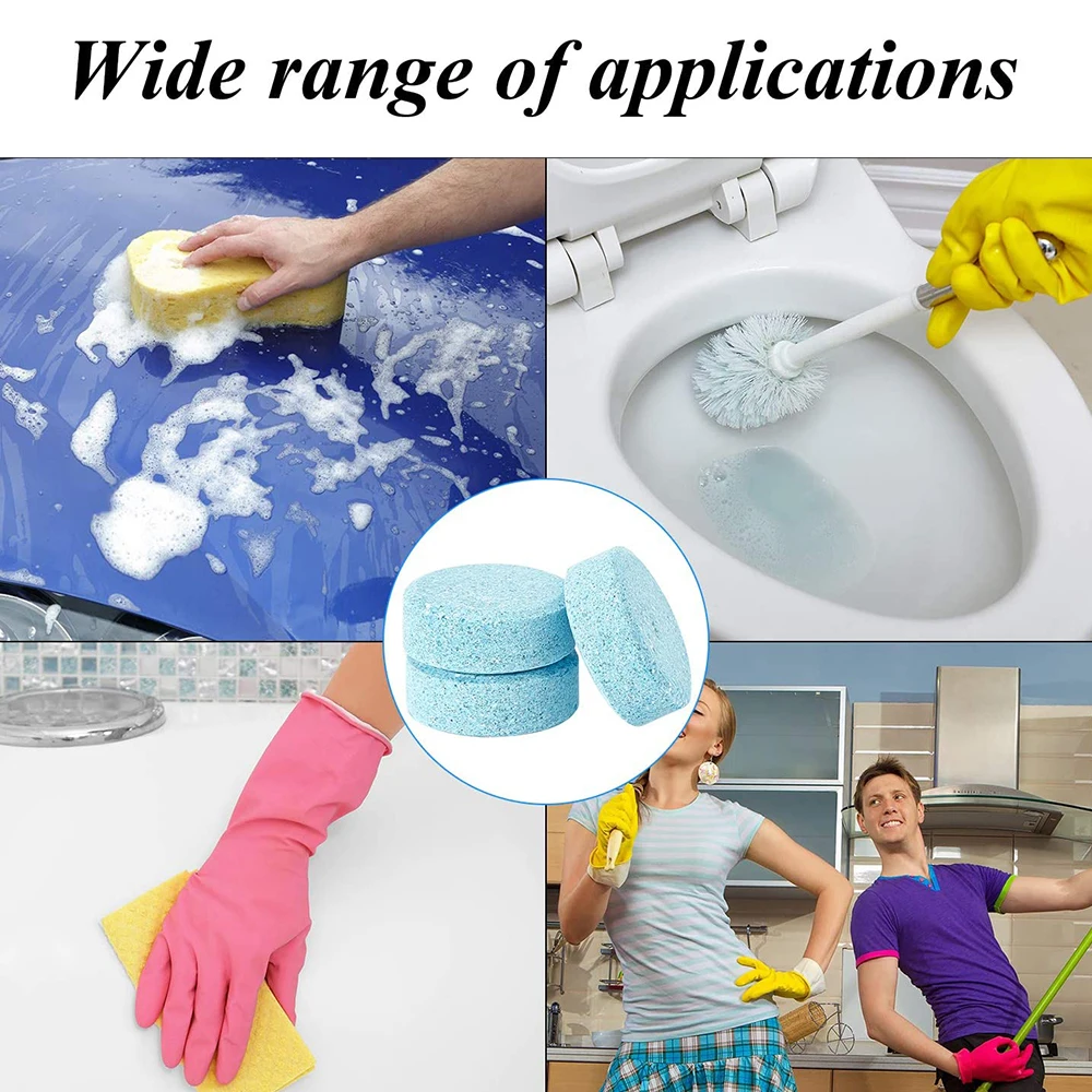 OEM ODM оптовая продажа таблетки для мытья автомобиля шипучие окон и лобового стекла очистки