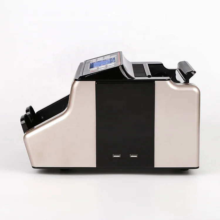 FJ-2830 two pocket currency counter bill counting machine bank note CIS sorter