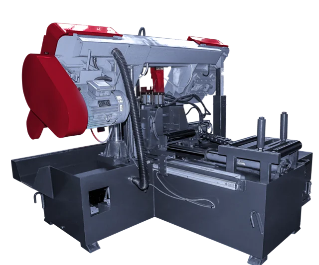  High quality aluminium cutting CNC band saw machine with competitive