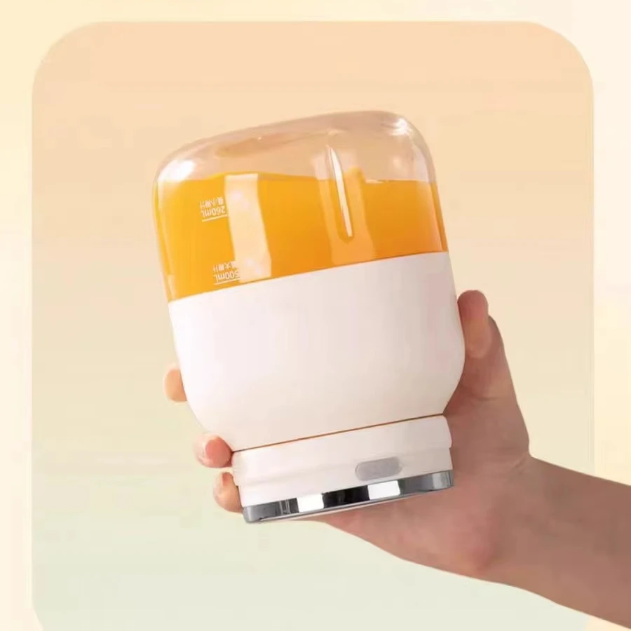 Portable 800ml Electric Juice Cup Mini Multifunctional USB Juicer Stainless Steel Blade Battery-Powered Smoothies Waterproof Car