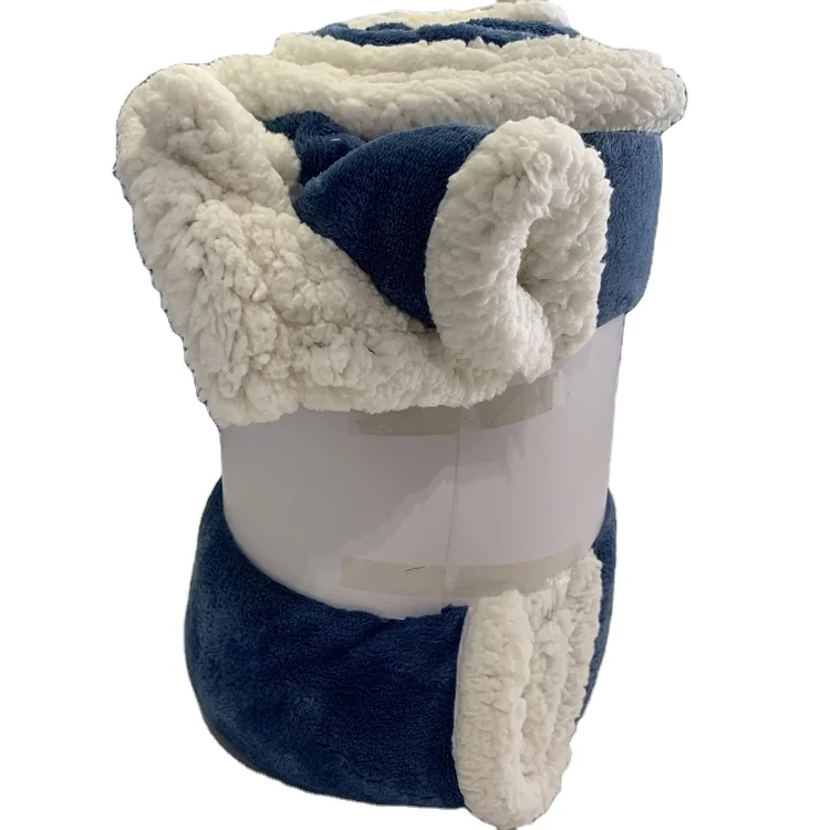 Micro Plush Fleece sherpa Custom Blankets Customize Pattern Solid Sherpa Throw Blanket