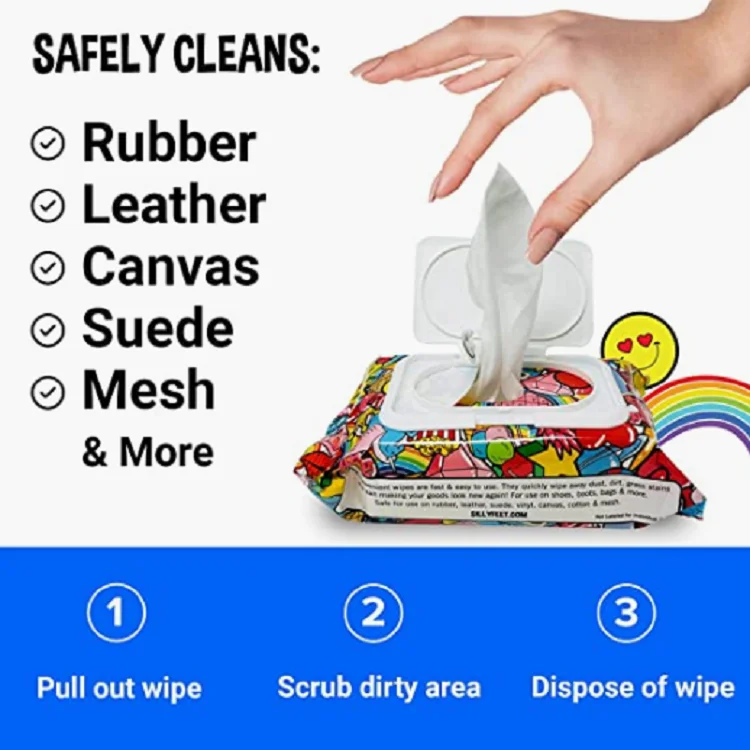 Сильной очистки силы кроссовки Quick очиститель салфетки для чистки обуви влажные салфетки