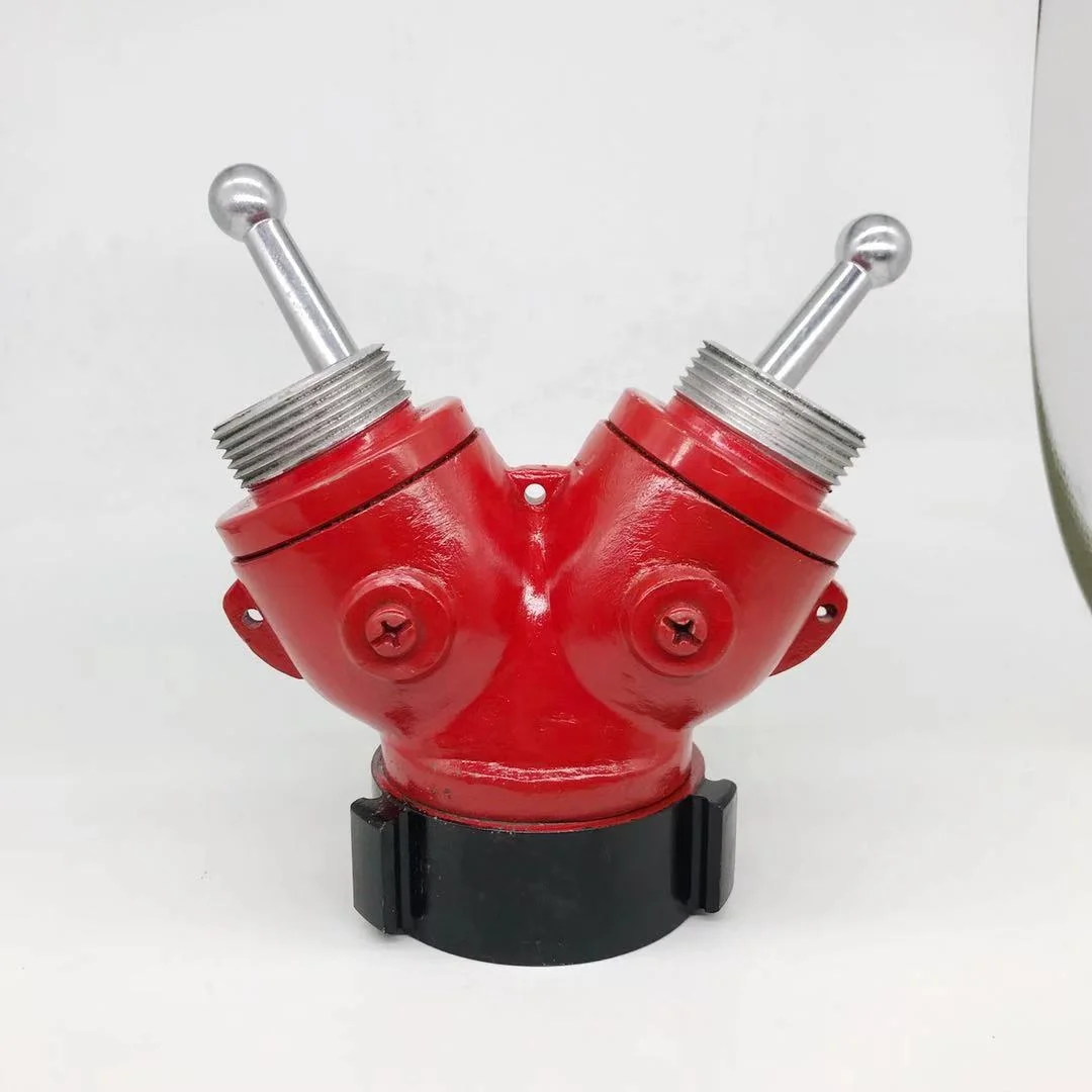 Красная алюминиевая резьба 65 мм нГн 40 мм нГн резьба огонь Wye клапан