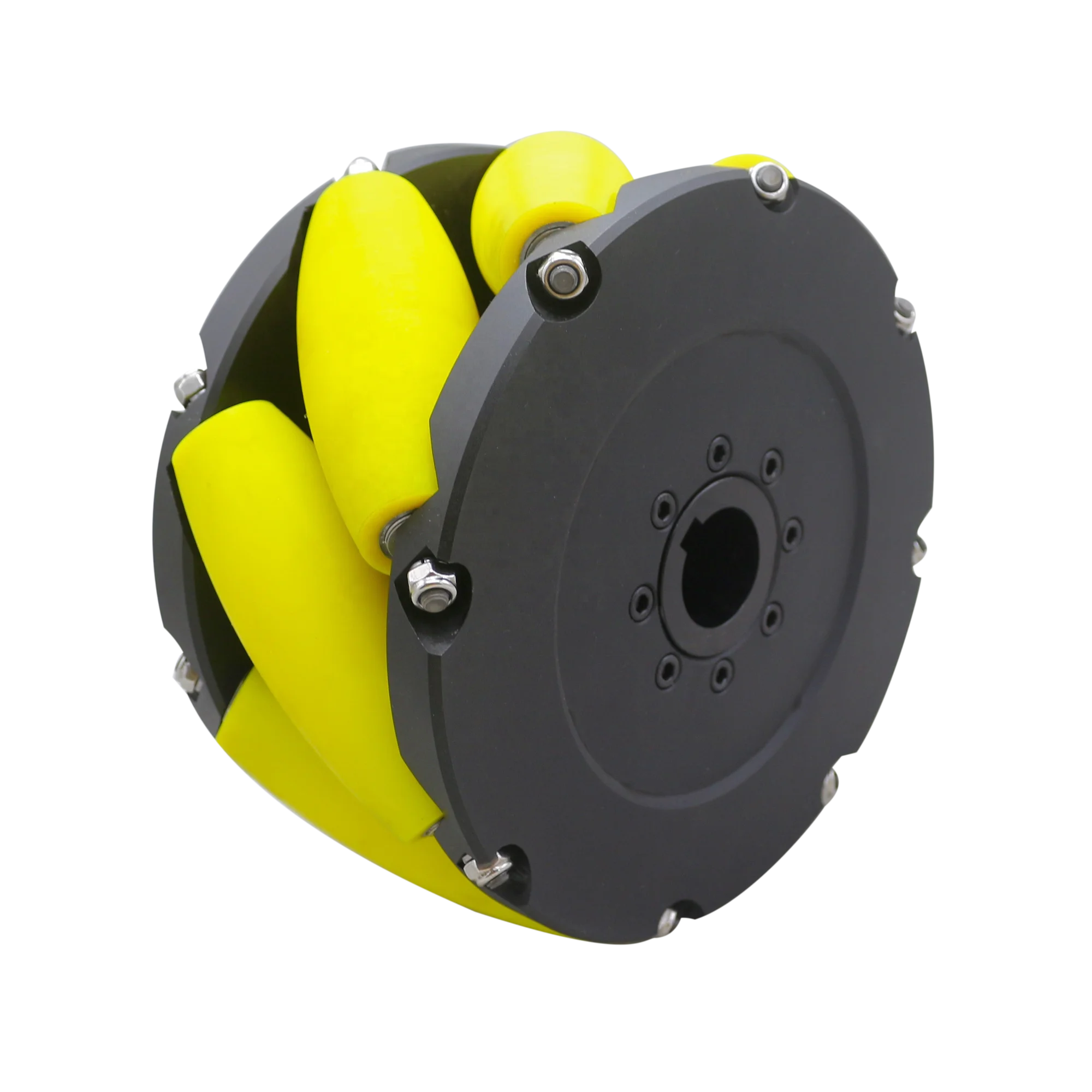 SS 8 inch 200 mm heavy duty industrial mecanum wheels