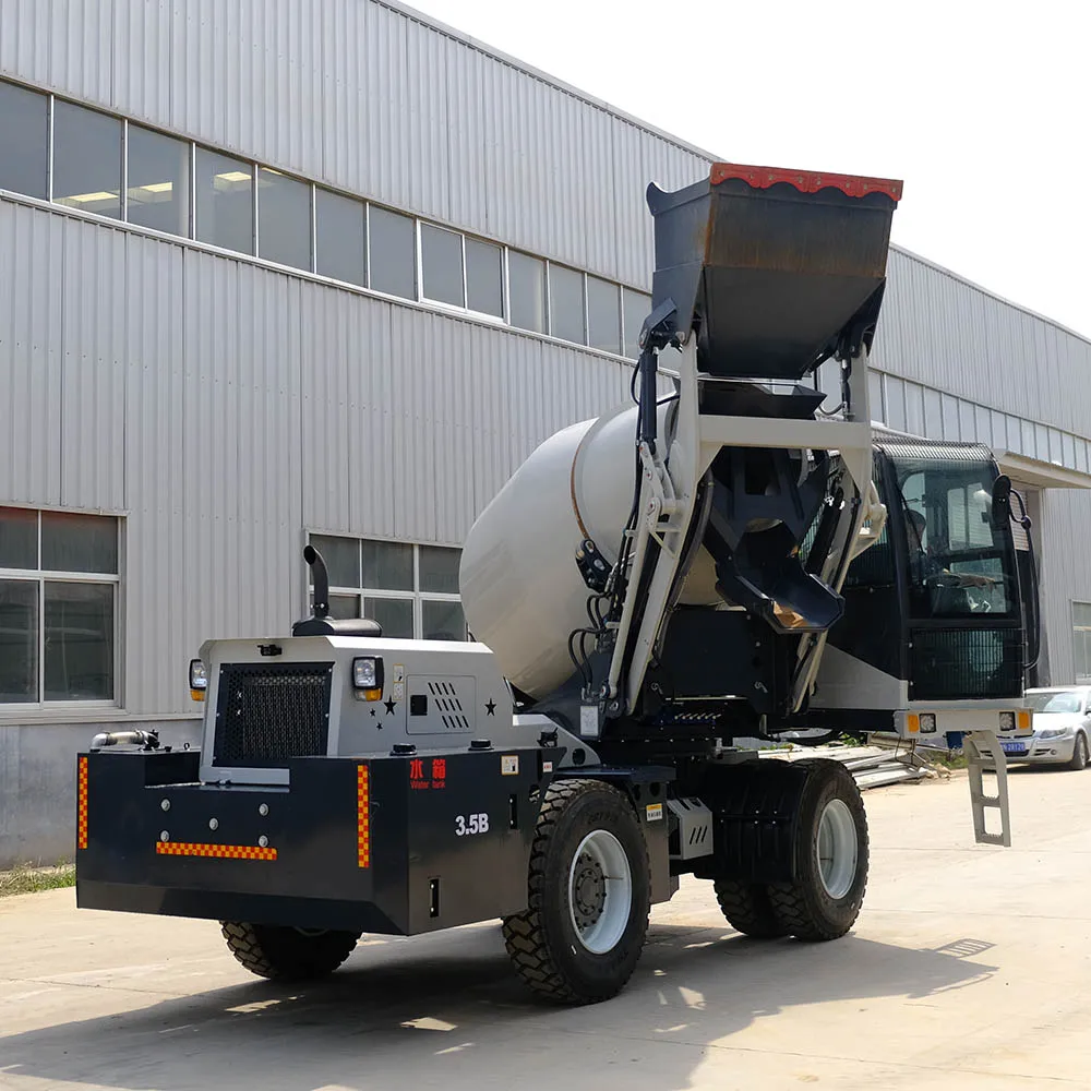 Shanding Official JDY-35C Self Loading Concrete Mixer 3.5m3 Portable Diesel Mini Small Concrete Cement Mixer