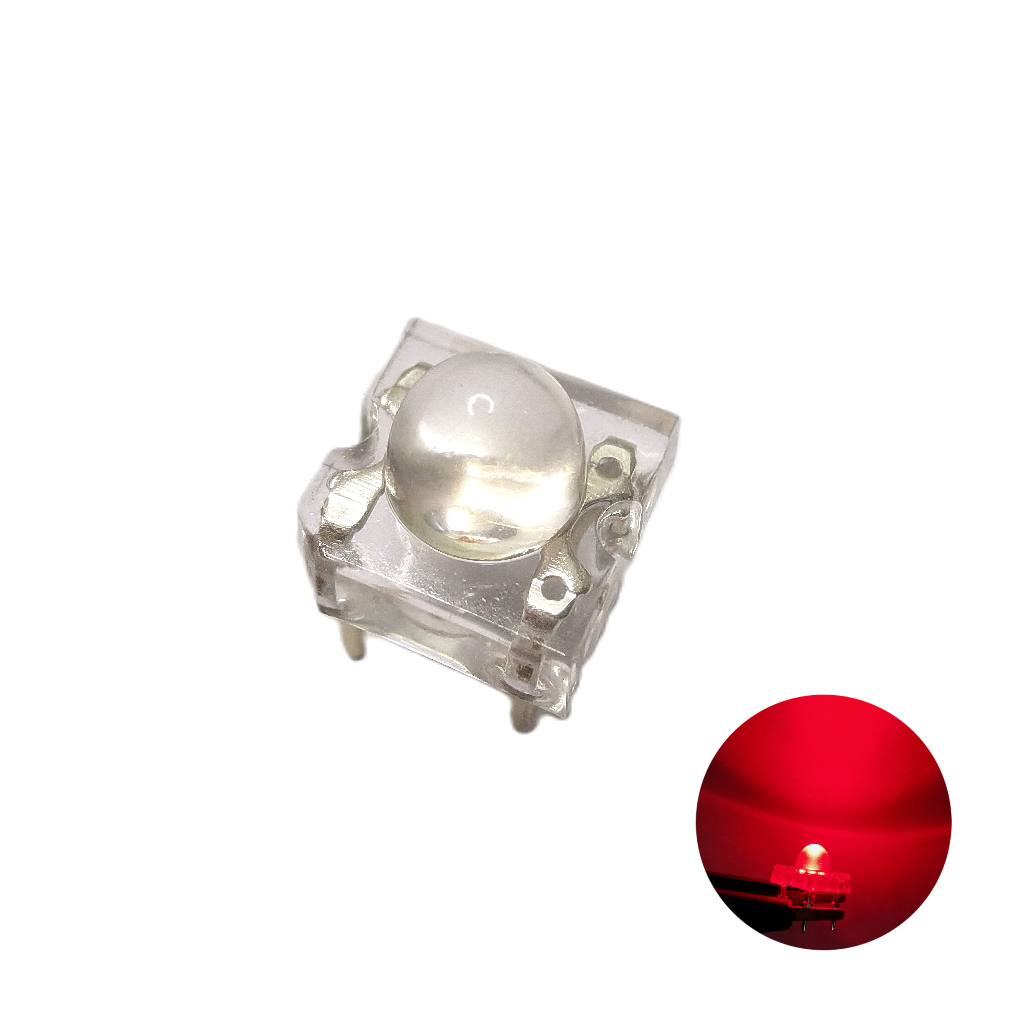 1000pcs/pack 5mm Diffused Red Ultra Flux 4 Pin LED Piranha LED Diodes