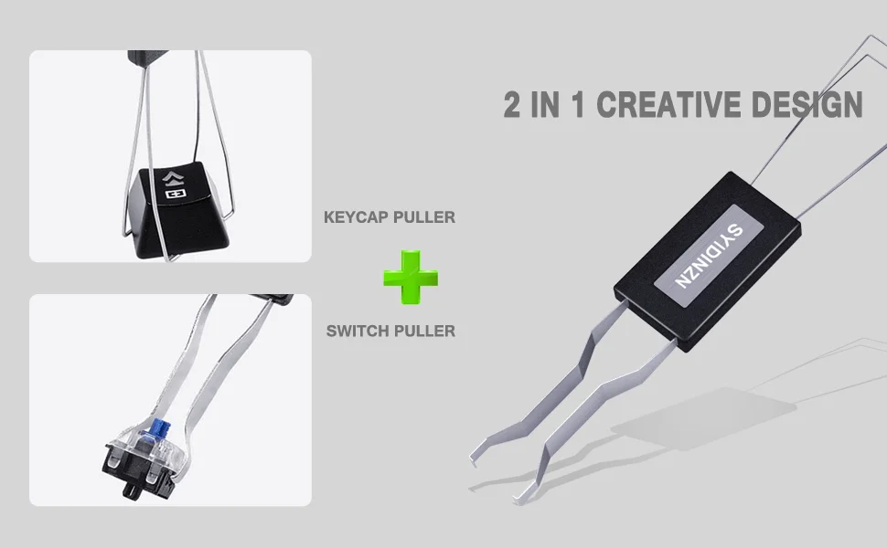 Keycap Puller Stainless Steel Key Removal Tool Keycaps Remover for Mechanical Keyboard Removing Fixing Tools