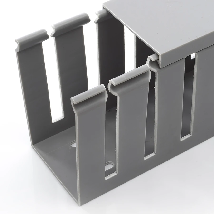 Factory Wholesale Plastic Wire Duct PVC Cable Tray Trunking Electrical Accessories