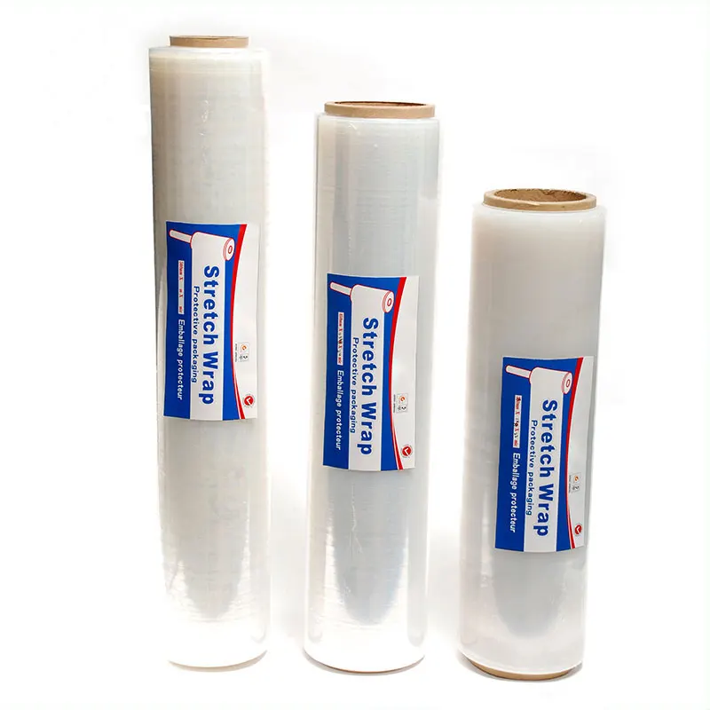 Заводская цена, высокое качество, индивидуальный поддон, ЛПЭНП, литой рулон стрейч-пленки, оберточные товары, прозрачная пленка