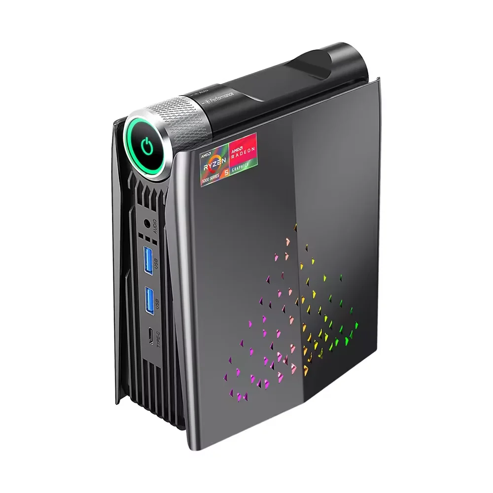 AMD Ryzen7 5800U Mini PC Windows11 16GB DDR4 512GB NVMe SSD Mini Computers 4K Triple Display Mini Desktop BT/WiFi 6/Dual Channel