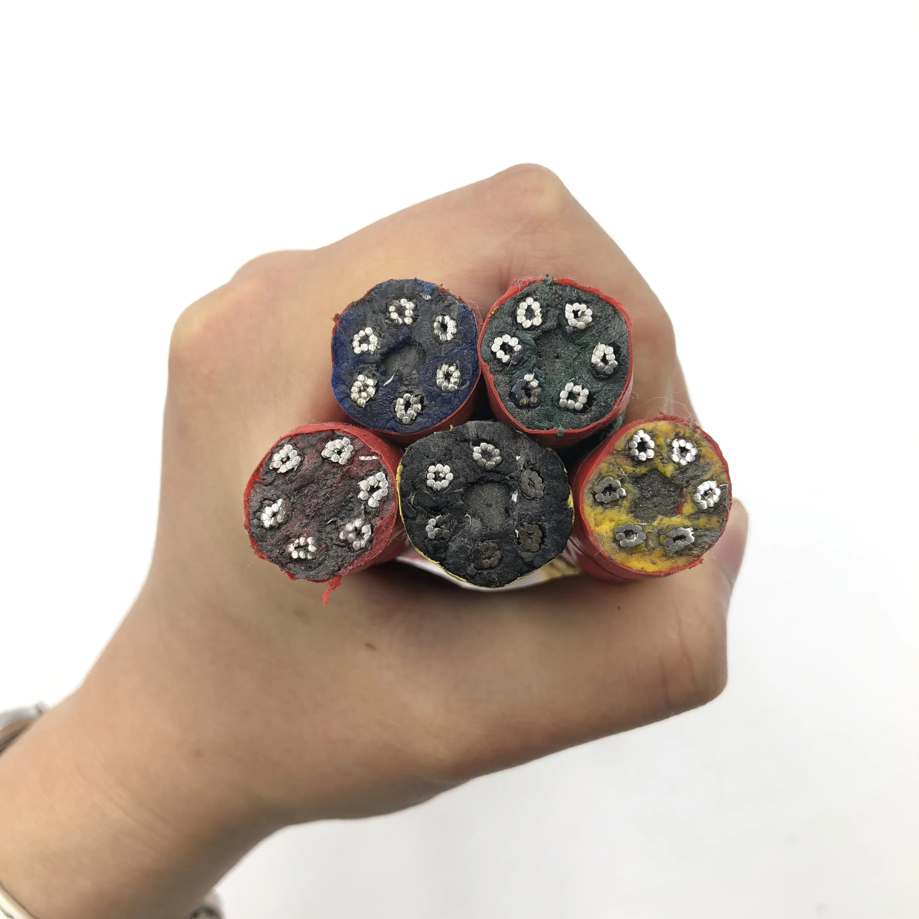 High Quality 16mm 6 Strand Playground Combination Rope Reinforced Polyester With Steel Core For Kids Climbing Outdoor