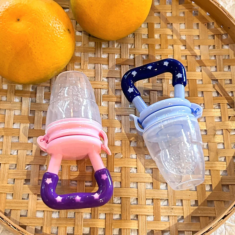 Factory Wholesale Hot Baby Feeding Products Eco-friendly Soft Soother Reusable Safety Bpa Free Silicone Fruit Baby Pacifier
