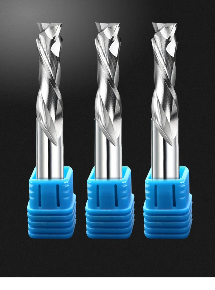 Compound Edge Milling Cutter  All Sizes Solid Carbide Compression Spiral Router Bits CNC End Mill Cutters Woodworking