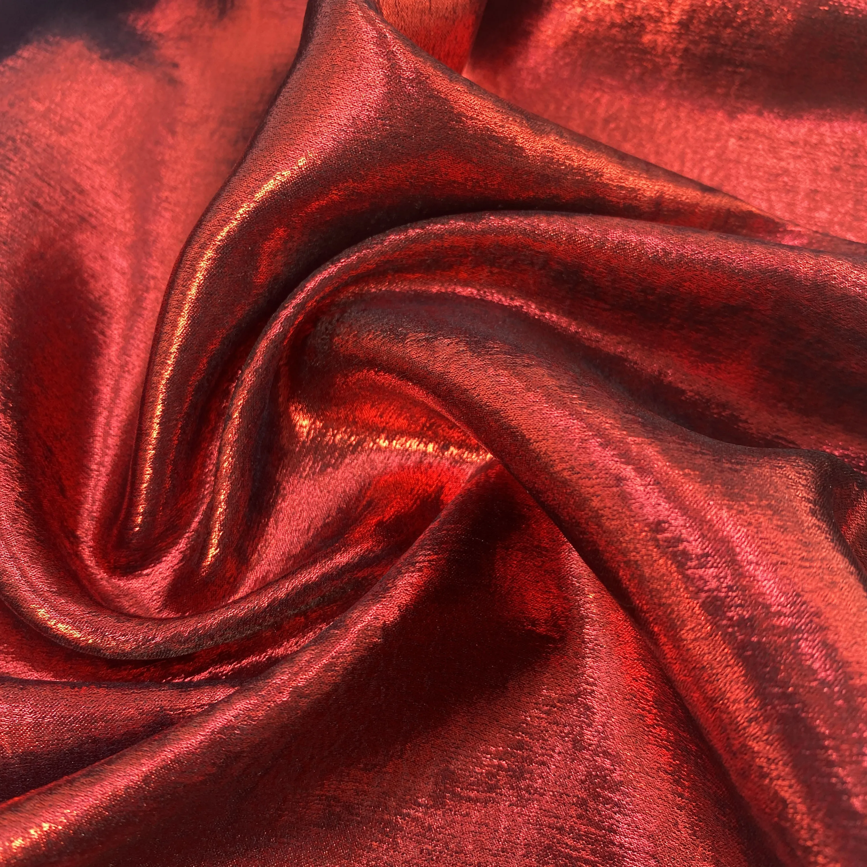 Custom fancy model ready goods stock gilding fabric wholesale stamping woven Recycled fabric for ladies clothing