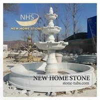Marble rain water fall luxury garden water fountain fontaine water fountains indoor customized fountain