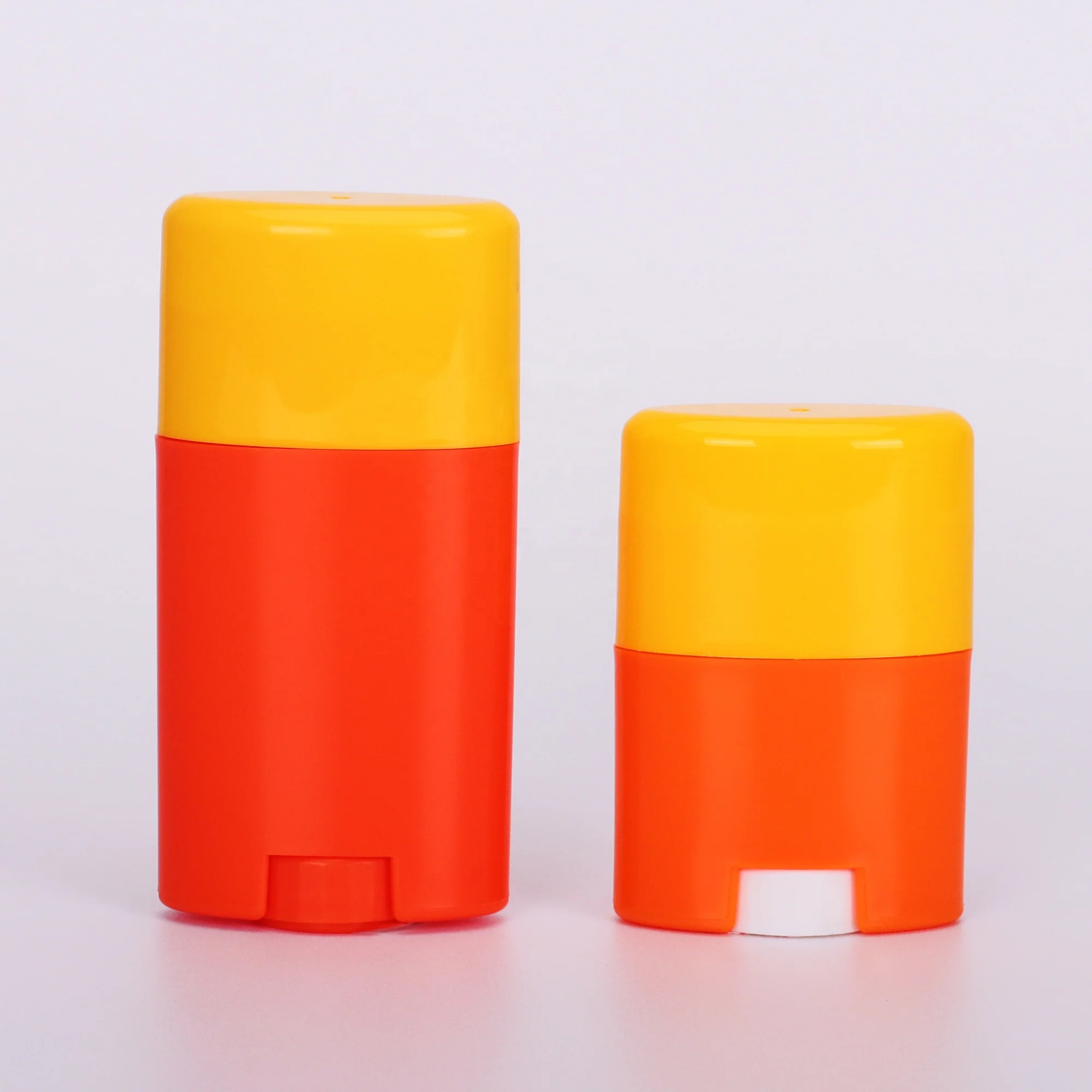 Oval Shape cosmetic deodorant container