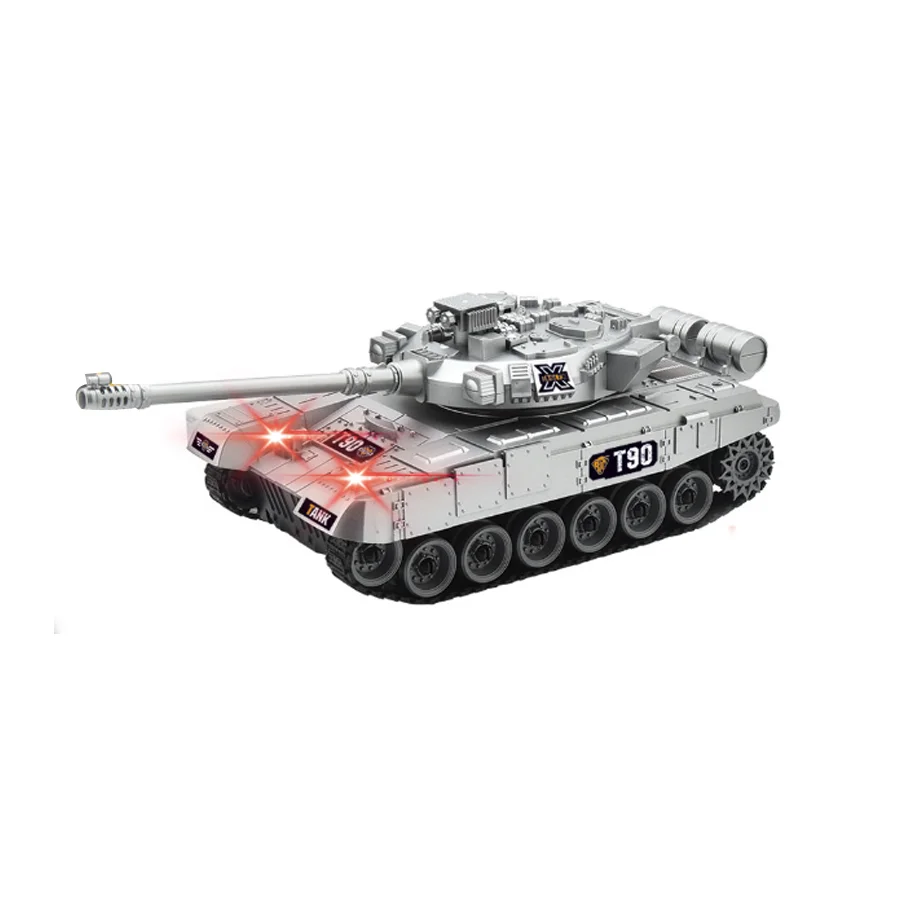 1:24 27MHz Remote Control Russia T90 Tank RC Tank Military Battle Model Toy Car Rc Crawler Toy Men