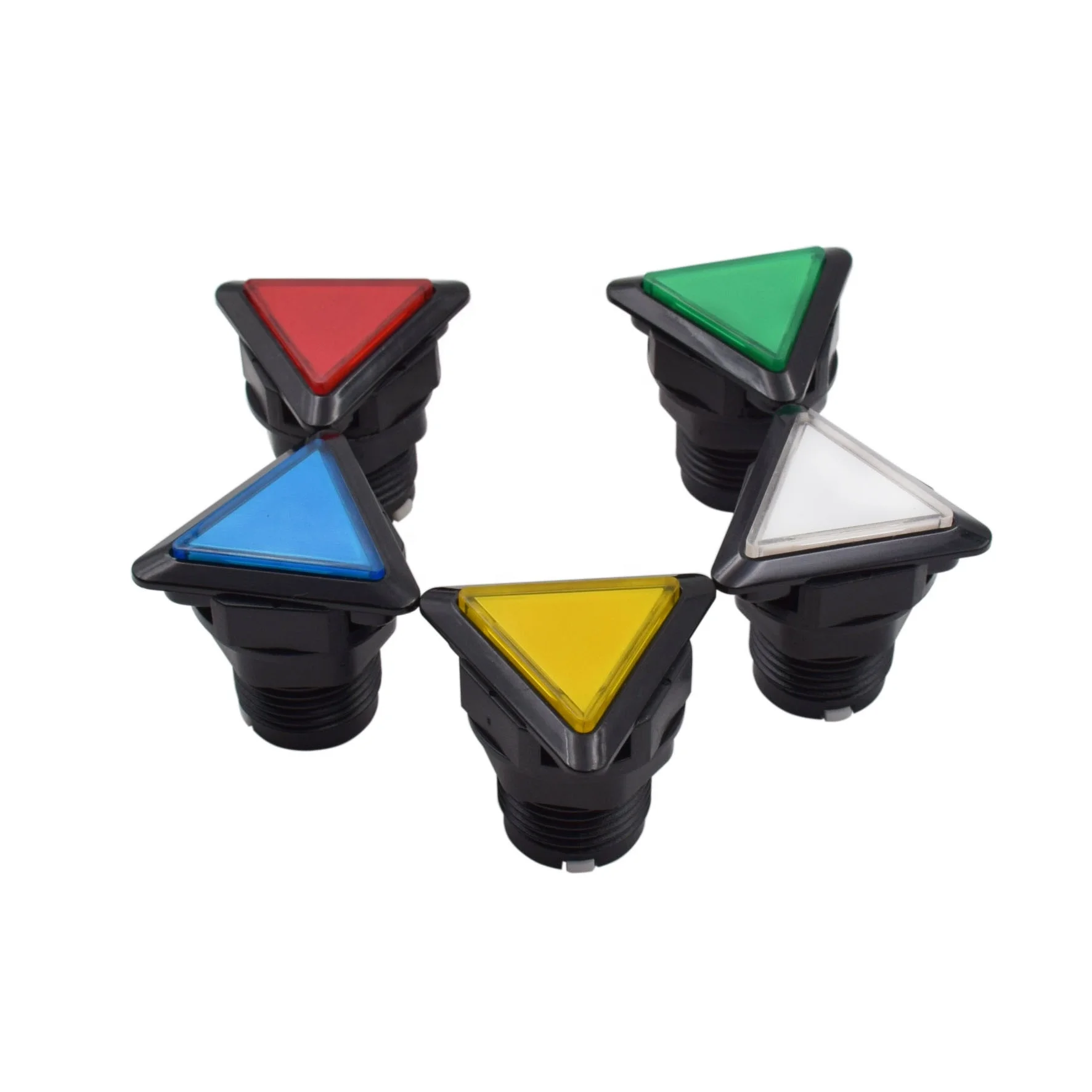 
high quality casino slot POG game machine triangle illuminated square push button switch 