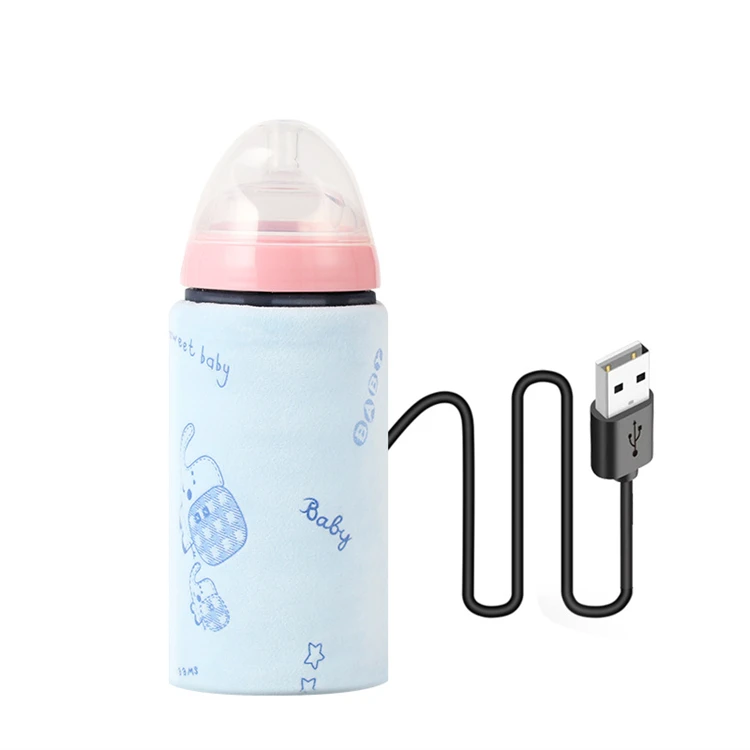 2019 new design electric baby bottle warmer portable cloth foldable usb baby bottle heater