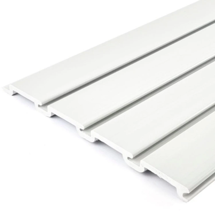 Easy to install pvc wall slatwall panel garage for display and store products