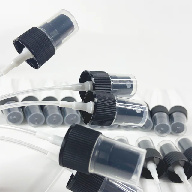20/410 24/410 Black White Mist Sprayer Automized Perfume PP Plastic Mist Pump Sprayer