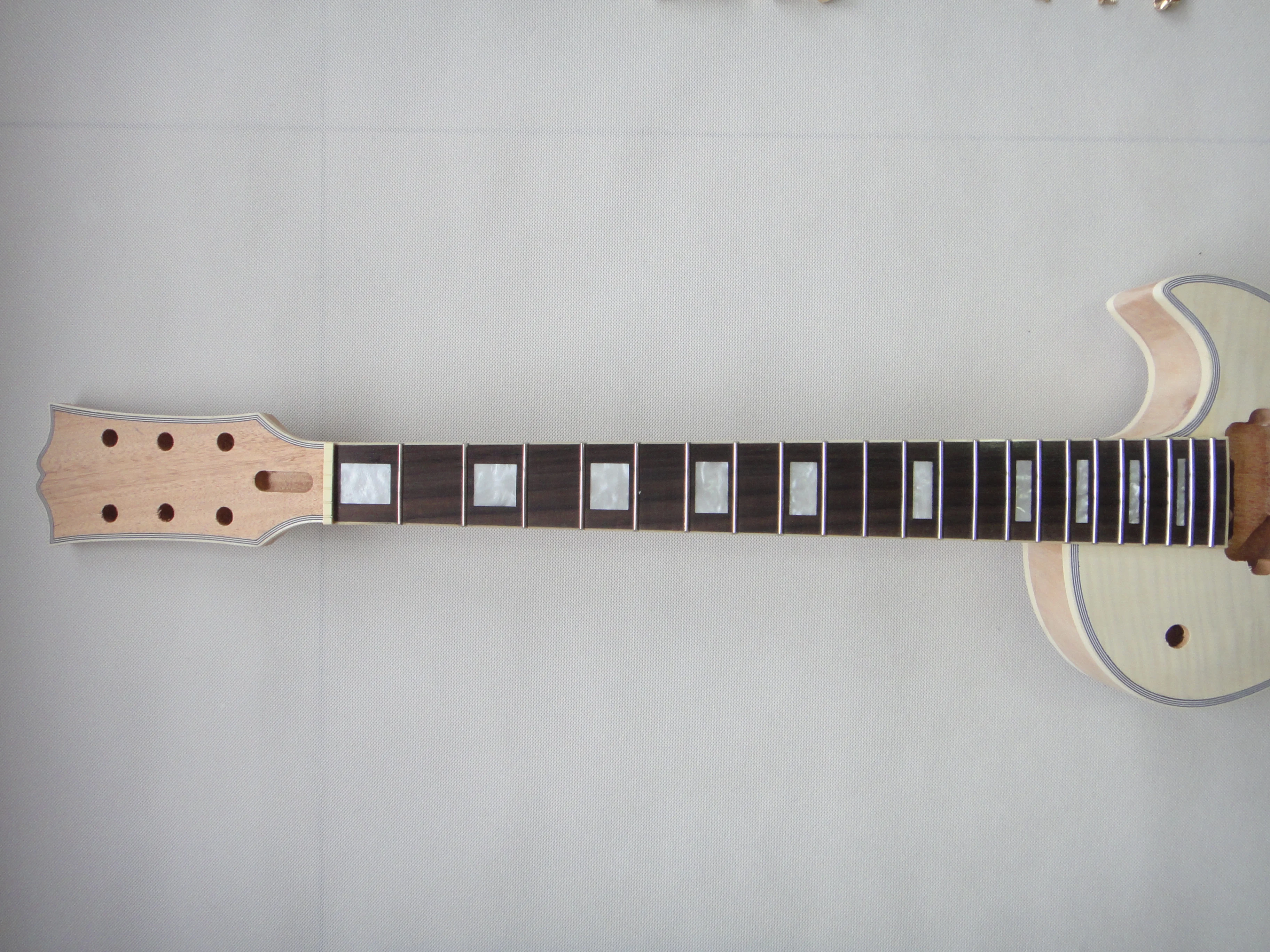 Afanti Set in Neck Ebony Fingerboard Electric Guitar Kit