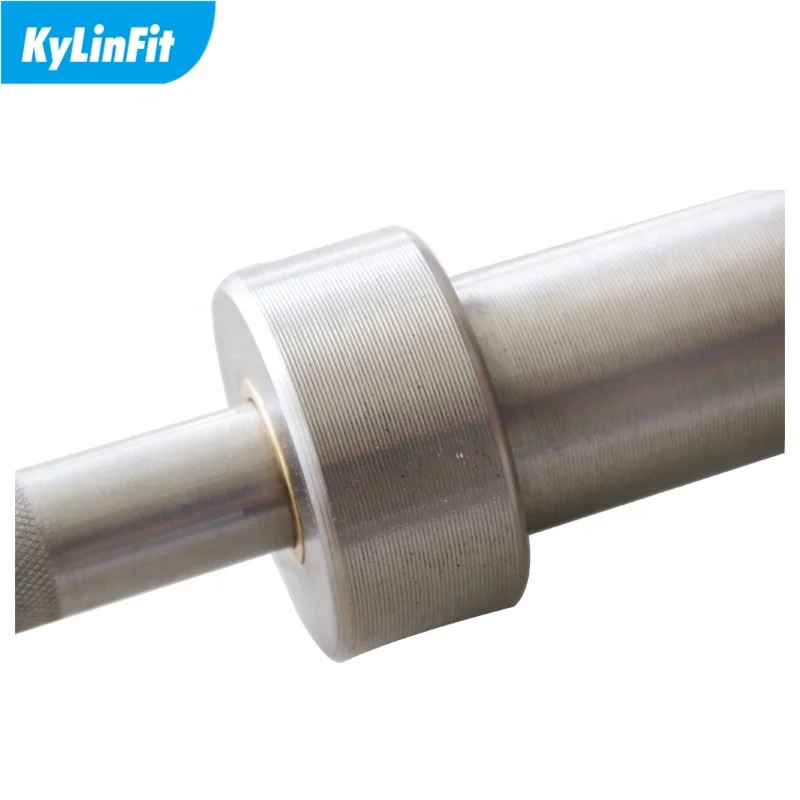 Gym Fitness 2.2m Chrome Weight Lifting OB86 Straight Barbell Bar