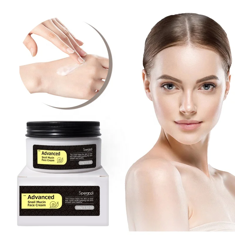 Advanced Snail Cream Repair And Soothes Red Sensitized Skin Face Moisturizing Anti Aging Snail Mucin Facial Cream