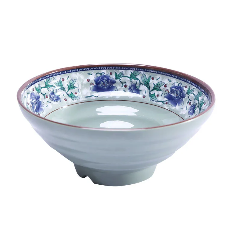 High cost performance melamine ramen bowl sets black melamine large bowl
