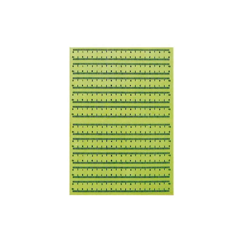 No.C085 Transparent sticker photographic evidence scale
