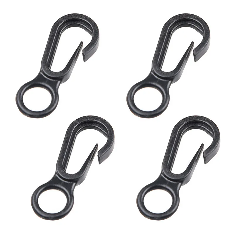 Factory Custom Hanger Webbing Quick Release PP Small Plastic Spring Clip Strap Hook Rotary Swivel Snap for 8mm Rope