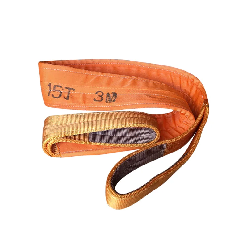 China supplier durable strong lifting flat 4 ply webbing belt sling 3ton webbing slings