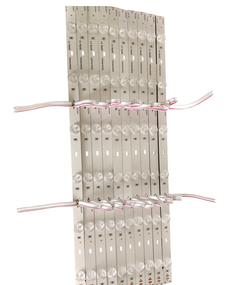 non-waterproof LED BAR IP20 CE ROHS 12v/24vdc 6w 600lm high quality smd 2835 6 OS RAM led MODULE for light box SIGN