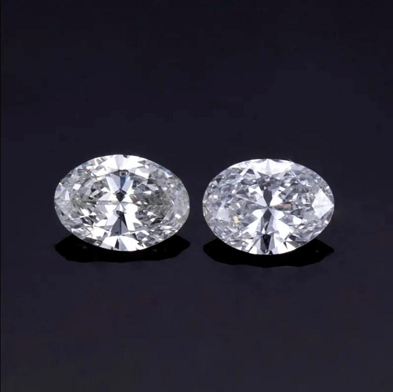Wholesale price 2*3mm - 5*7 mmranging from DEF VS lab-grown diamond in oval shape like rice grains