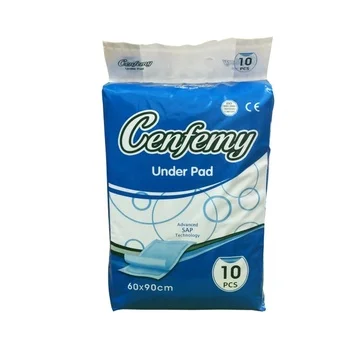 Bed pad under pad 60 x 90 waterproof adult disposable under pad for pet dog training