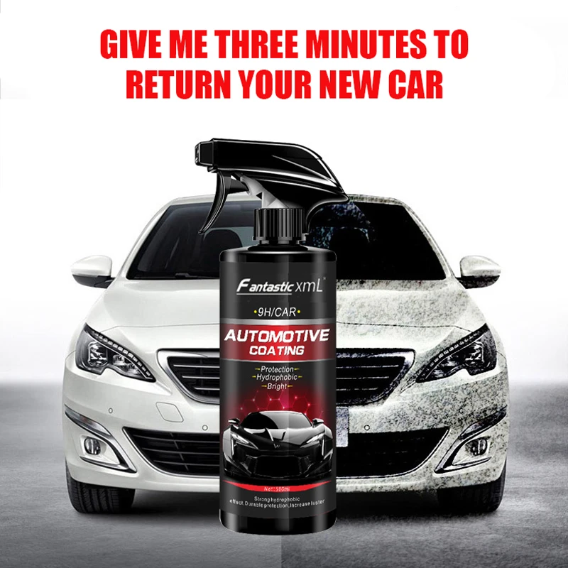 JSZ Spray Ceramic Car Coating Sealant Nano Glass Polishing Plated Crystal Liquid Hydrophobic Coating Paint Care Coating