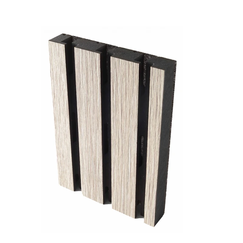 High quality polyester fiber acoustics panel mdf wood slat acoustic wooden MDF panel indoor