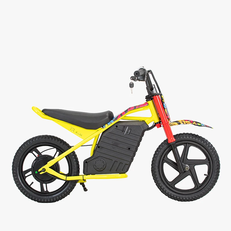 China Professional Manufacture 2 Wheels Electric Motorcycle Kids 36V 350W Motor Mini Kids Motorcycles For Sale