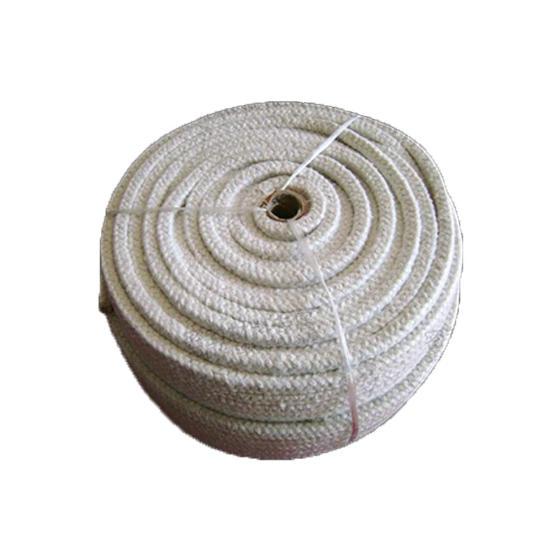 Refractory ceramic fiber sealing packing strip high temperature resistant fiber square rope