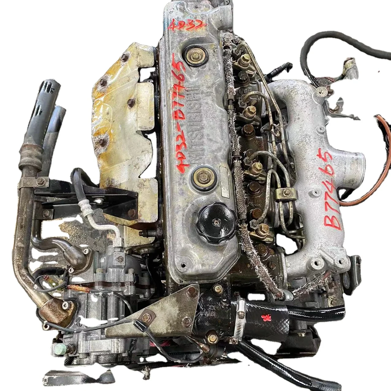 Good condition USED GENUINE 4D32 engine light truck engine motor