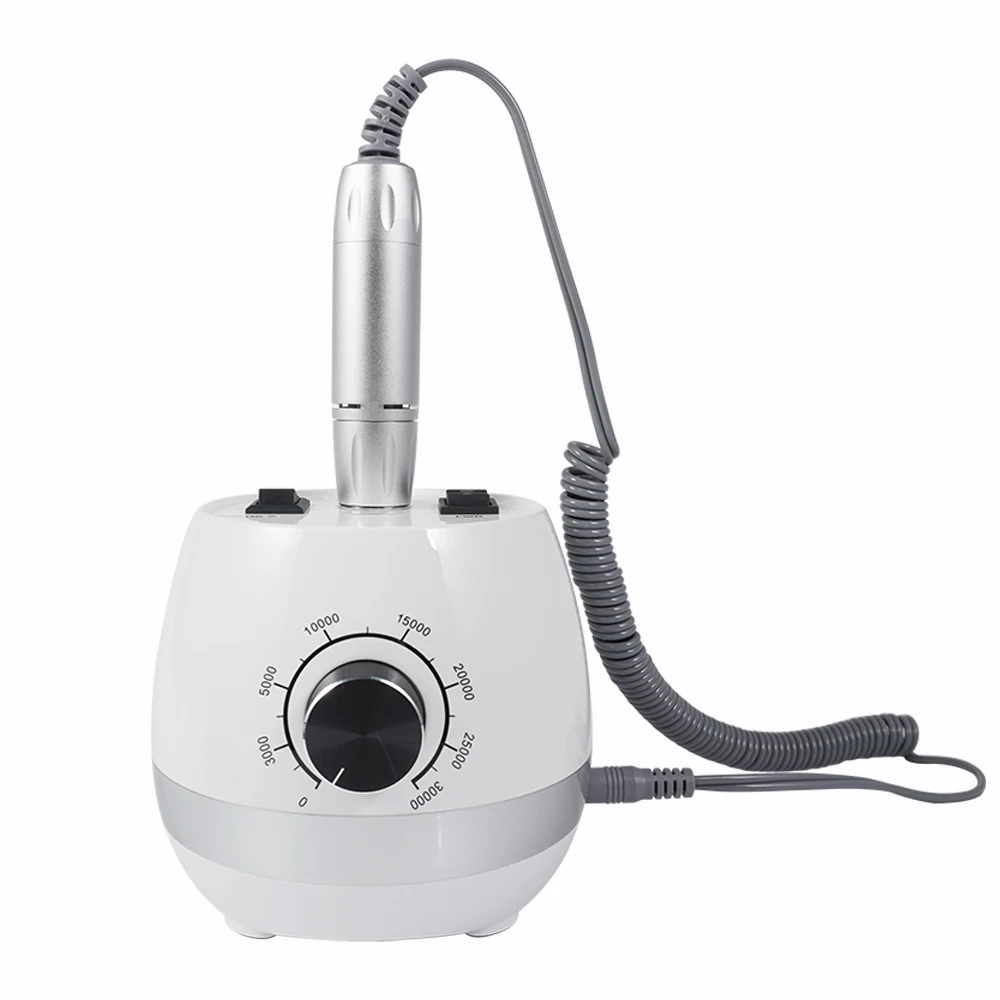 Professional Manicure Pedicure nail drill Set with 6 drill bits  foot pedal and powerful electric nail file sander