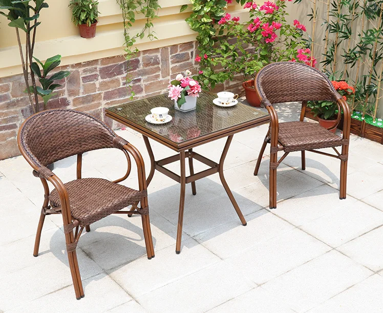 Outdoor Rattan Garden Rattan Furniture Wholesale Wicker Furniture Made in China All Weather Outdoor Patio Chair Sun Chair