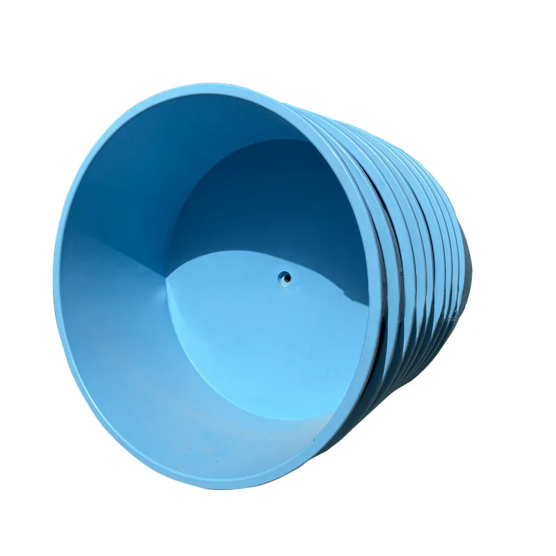 fishfrp Factory direct sales wholesale commercial outdoor seafood market betta tank round glass aquaponics fish tank