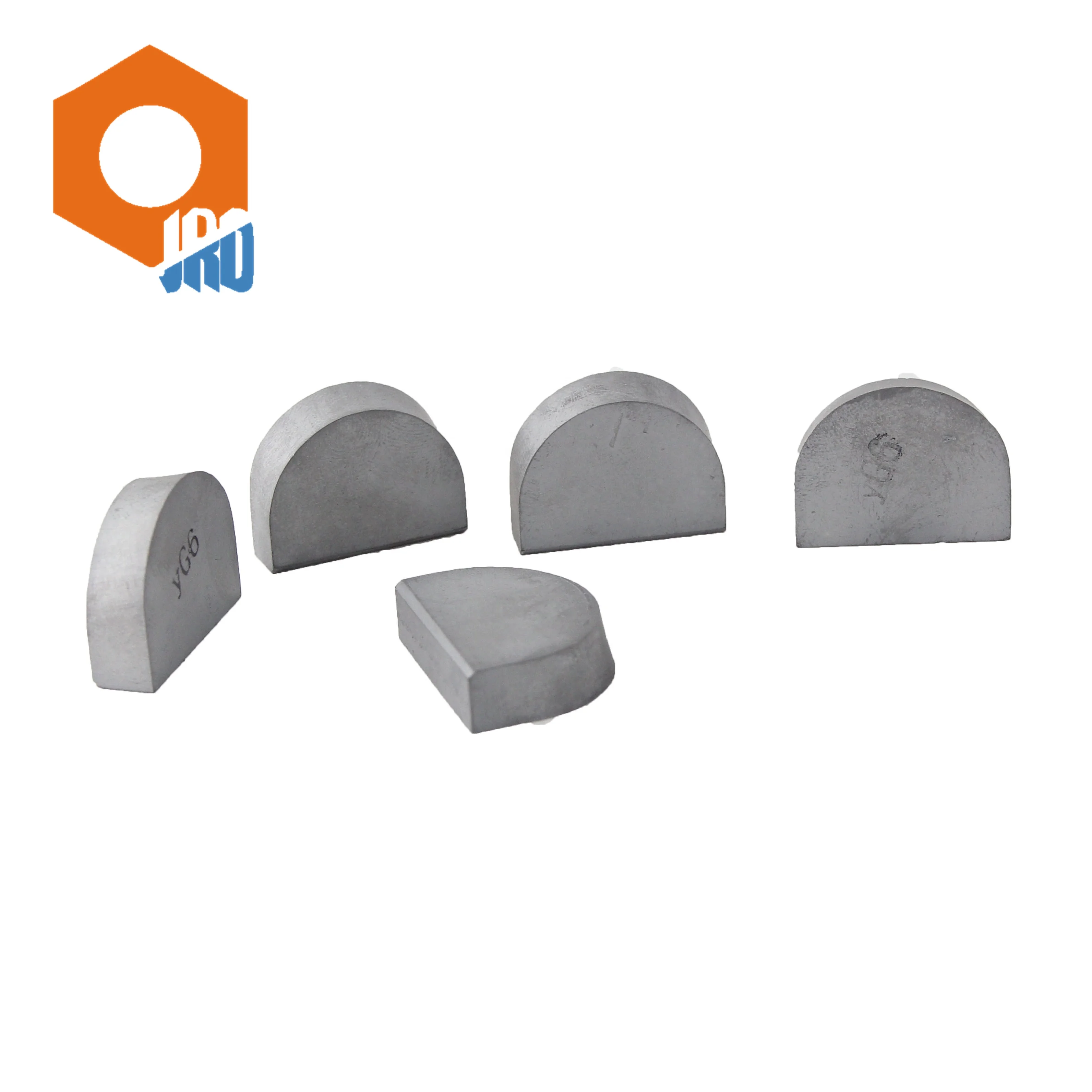 Customized high quality tungsten carbide cutter head brazed tips