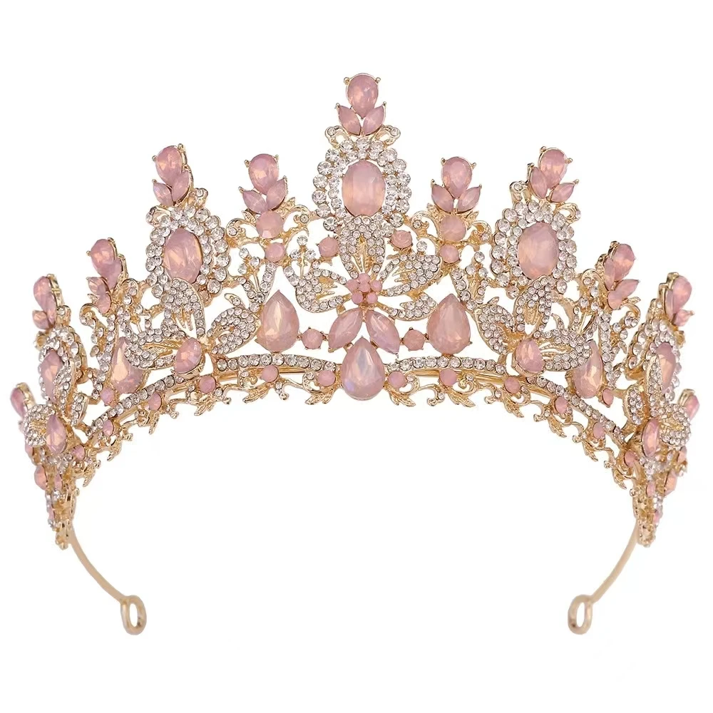 Silver Wedding Crystal Tiaras and Crown for Women Bride Royal Queen Headband Princess Headpieces for Birthday Prom Pageant Party