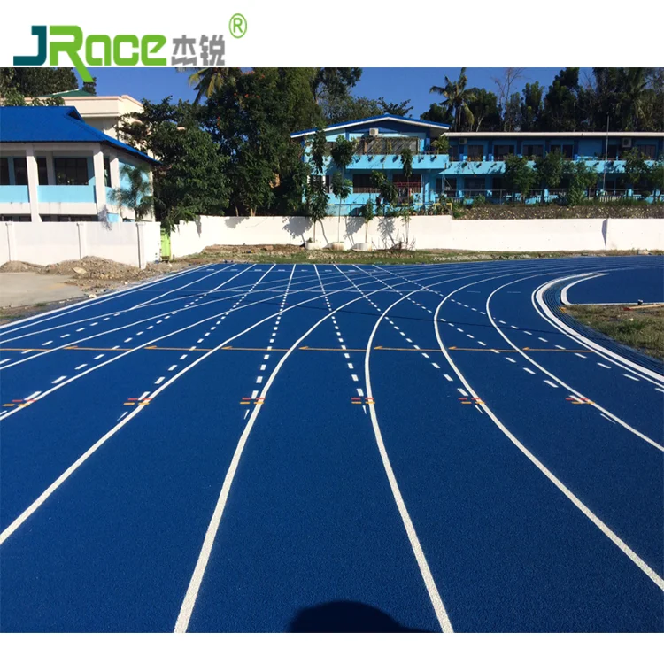 Super Color Retention Outdoor Jogging Track Flooring Athletic Running Track For Sport Field