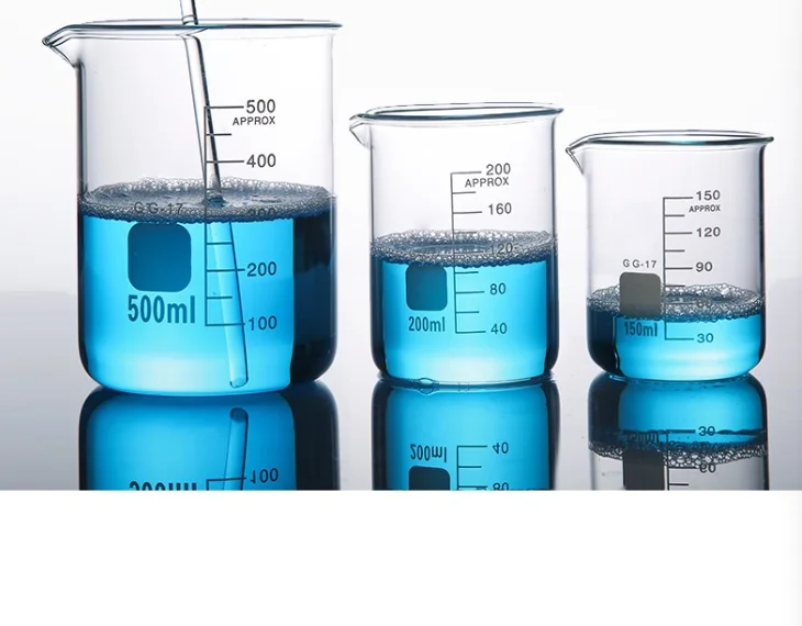 Распродажа лабораторная посуда Uk кварцевые измерительные стаканы с длительным сроком