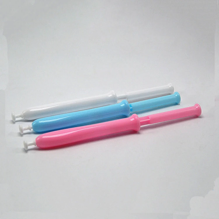 Disposable Capsule Vaginal Applicators Gynecological Gel Tube Medical Injection
