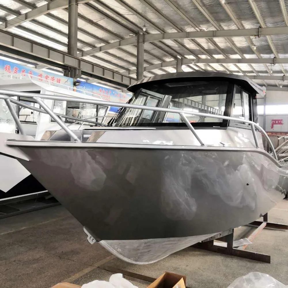 2023 Factory 21ft Hardtop Cabin Aluminum Fishing Boat For Sale 6.5M Center Console Boat