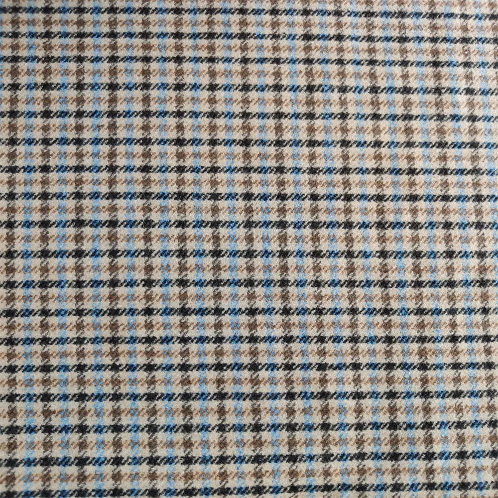 2021 fashion High Quality  Wool polyester blend yarn dyed fabric For Coats and jackets